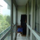 Grand balcon vitré