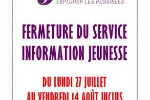 Fermeture du Service Information Jeunesse du Grand Montauban