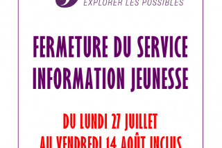 Fermeture du Service Information Jeunesse du Grand Montauban