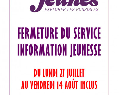 Fermeture du Service Information Jeunesse du Grand Montauban