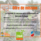 Accroche service civique civam31