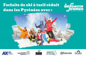 Le bon plan forfaits de ski à tarif réduit, c'est Info Jeunes