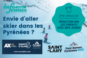 Le bon plan forfaits de ski à tarif réduit, c'est Info Jeunes