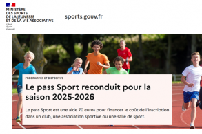 Le Pass'Sport est reconduit pour la saison 2025-2026